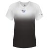 Women's V-Neck Ombre T-Shirt Thumbnail