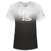 Women's V-Neck Ombre T-Shirt Thumbnail