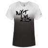 Women's V-Neck Ombre T-Shirt Thumbnail