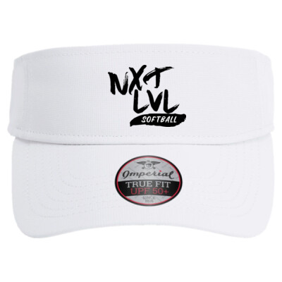 NXT LVL White Softball Visor Thumbnail