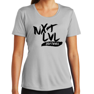 Ladies Softball NXT LVL Black Imprint PosiCharge® Competitor™ Tee Thumbnail